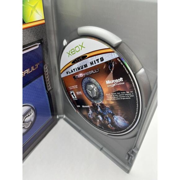 Mech Assault Microsoft Xbox 2002 Platinum Hits Tested Working - Complete - Picture 7 of 9